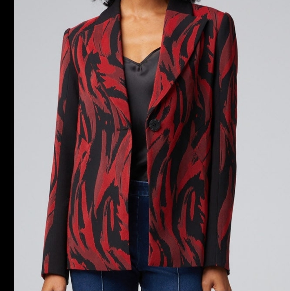 NWT PER SE by CARLISLE | $695 Jacquard Blazer - Picture 2 of 4